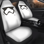 Stormstrooper Face Star Wars Car Seat Covers