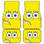 Sponge Bob Mad Face Car Floor Mats 191101