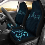 Nurse Heart Beat Car Seat Cover 191119 (Set Of 2) Covers / Universal Fit