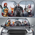 Geralt Ciri & Triss Car Sun Shades The Witcher 3: Wild Hunt H1230 Auto