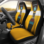 Borderlands Claptrap Yellow Theme Car Seat Cover 191119 (Set Of 2) Covers / Universal Fit