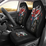 Attack On Titan Anime Car Seat Covers - Levi Colossal Titan Transformer Metal AOT Corps Seat Covers