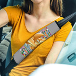 Pokemon Anime Seat Belt Covers Dragonite Render With Colorful Pokeballs Belt Covers