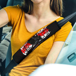 Berserk Anime Guts Wearing Berserker Armor Fighting Red White Text Seat Belt Covers