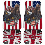 US Independence Day Eagle Taking US Shield Navy Seals Car Floor Mats