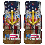US Independence Day Marines Golden Ancor The Few The Proud Car Floor Mats