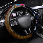 US Independence Day Marines Golden Ancor The Few The Proud Steering Wheel Cover