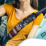 US Independence Day Bald Eagle Grab US Military Medal Seat Belt Covers