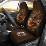 Eren Yeager Attack On Titan Car Seat Covers Anime Car Accessories Custom For Fans NA032404