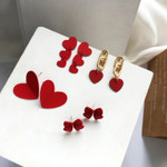 Be My Valentine Heart Shaped Earrings