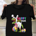 Happy Eastrawr T-Shirt T Rex Dinosaur Easter Shirts For Family Fun Gifts For Friend