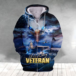 U.S Navy Veteran Zip Up Hoodie American Eagle Patriotic Navy Veteran Hoodie Clothing