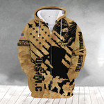 US Marine Corps Veteran Zipper Hoodie Proudly Served USMC Clothing Gifts For Marines