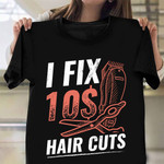 I Fix S10 Haircuts Vintage Barber Shirt Mens Funny Barber Themed Gifts