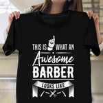 This Is What An Awesome Barber Looks Like Vintage Shirt Perfect Gift For A Barber