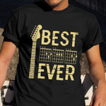 Best Guitar Chord T-Shirt Apparel Themed Gifts For Guitar Lovers For Him