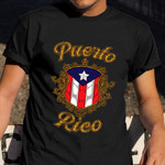 Puerto Rico Emblem Boricua Flag Shirt Patriotic Honor Puerto Rican Pride T-Shirt Apparel