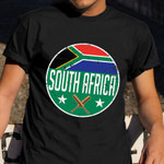 South Africa Cricket Flag T-Shirt South Africa Cricket Team Shirt Apparel