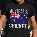 Australia Cricket Shirt Cricket Fans Australian Flag T-Shirt Gift For Husband