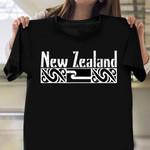 New Zealand Maori T-Shirt Mens New Zealand Maori Ferns Shirt Clothing