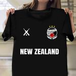 New Zealand Cricket Shirt Logo New Zealand Cricket Team T-Shirt Fan Support Clothing