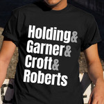 Holding And Garner And Croft And Roberts Shirt Cricket Fan Vintage T-Shirt Gift