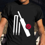 Cricket Bat Stumps Shirt Graphic Clothing Gifts For Baseball Lovers