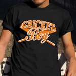 Cricket Boy Shirt For Mens Vintage Tee Shirt Best Gifts For Baseball Fans