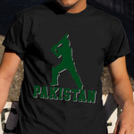 Pakistan Cricketer Shirt Sport Themed Cricket T-Shirt Gift For Men