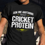 Cricket Expert Shirt Ask Me Anything About Cricket Protein Vintage Clothing For Men