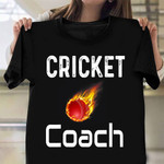 Cricket Coach T-Shirt Mens Apparel Chrismas Cricket Coach Gift Ideas