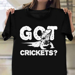 Lizard Got Crickets Insect Animal T-Shirt Funny Cricket Themed Gifts