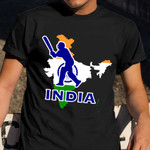 India Cricket T-Shirt Indian Cricket Team Logo Shirt Fan Support Clothing