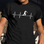 My Heart Beats For Cricket Shirt Cricket Heartbeat Retro T-Shirts Gift For Grandpa