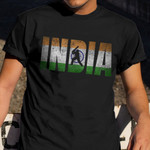 Cricket Indian T-Shirt Tiranga Flag Cricket Lovers T-Shirt Clothes For Indian