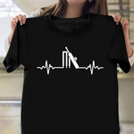 Cricket Heartbeat T-Shirt Themed Cricket Experience Gifts For Men