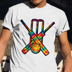 Cricket Tie Dye Shirt For Men Cricketer T-Shirt Uncle Birthday Presents