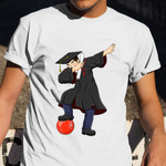 Graduation Cricket Sport Lover Shirt Funny Dabbing Graphic T-Shirt Gift For Men