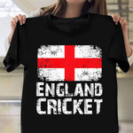 England Cricket Shirt Retro England Cricket Team T-Shirt For Fan Merch