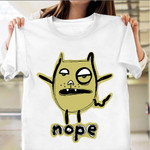 Nope Cat T-Shirt Funny Graphic Tee Shirt Birthday Gift Ideas For Siblings