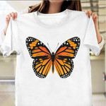 Monarch Butterfly Shirt Animal Graphic Vintage Tee Gift For Butterfly Lovers