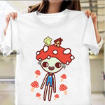 Mushroom Shirt Cute And Funny Graphic Apparel Birthday Gift For Younger Sister