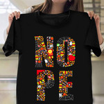 Nope Halloween T-Shirt Funny Cute Halloween Shirt For Adults Gifts For Boyfriend