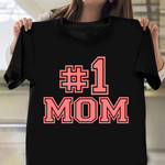 #1 Mom Shirt Vintage Retro Ladies T-Shirt Mother's Day Gift Ideas