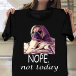 Pug Nope Not Today T-Shirt Dog Lover Funny Pug Shirt Graphic Tee