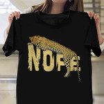 Leopard Nope Shirt Mens Funny Animal T-Shirt Step Father Gift Ideas