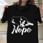 Siberian Husky Nope T-Shirt Funny Husky Shirts Mens Gifts For Him