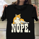 Shiba Inu Nope Shirt Japanese Pet Lovers T-Shirt Presents For Brothers