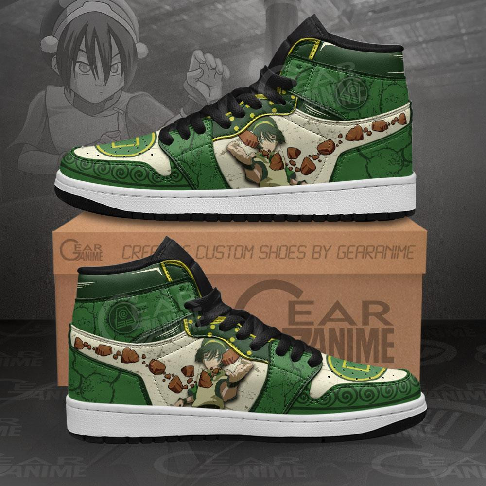 Toph Avatar The Last Airbender Anime Air Jordan High top shoes1