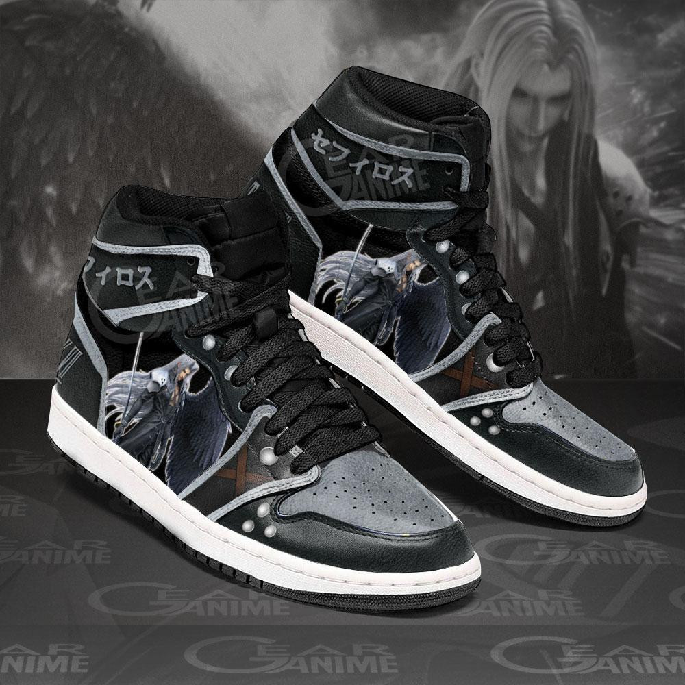 Sephiroth Final Fantasy VII Air Jordan High top shoes2